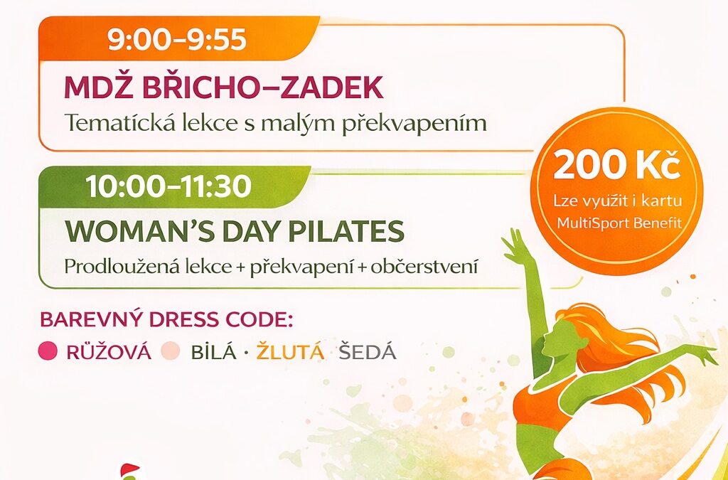 MDŽ – speciální sobotní pohybové dopoledne s Klárkou !